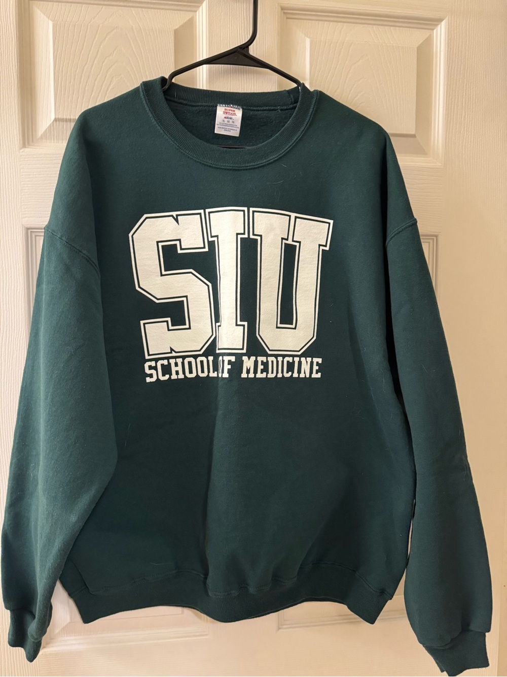 Dark Green SIU School of Medicine Crewneck Sweatshirt Size XL Southern Illinois